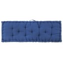Poduszka na podłogę lub palety, bawełna, 120x40x7 cm, błękitna Lumarko!