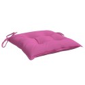 Poduszki na krzesła, 4 szt., różowe, 40x40x7 cm, tkanina Lumarko!