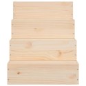 Schody dla zwierząt, 40x49x47 cm, lite drewno sosnowe Lumarko!