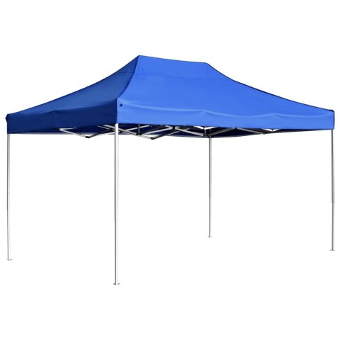 Profesjonalny, składany namiot imprezowy, 4,5 x 3 m, niebieski Lumarko!