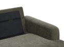 Sofa 2-osobowa sztruksowa ciemnozielona TUVE Lumarko!