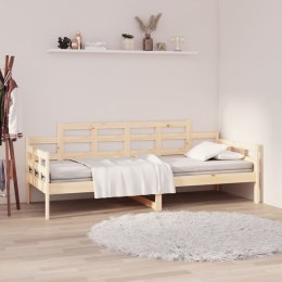 Łóżko dzienne, lite drewno sosnowe, 80x200 cm