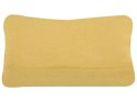 Zestaw 2 poduszek dekoracyjnych makrama 30 x 50 cm żółty KIRIS