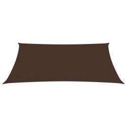 VidaXL Prostokątny żagiel ogrodowy, tkanina Oxford, 4x5 m, brązowy