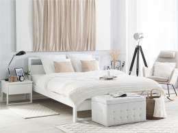 Łóżko drewniane 180 x 200 cm białe GIULIA