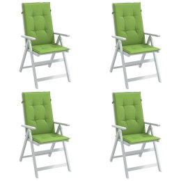VidaXL Poduszki na krzesła z wysokim oparciem, 4 szt., zielony melanż
