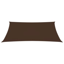 VidaXL Prostokątny żagiel ogrodowy, tkanina Oxford, 6x8 m, brązowy