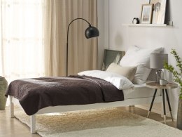 Narzuta na łóżko tłoczona 140 x 210 cm brązowa RAYEN