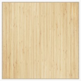 VidaXL Dywan kwadratowy, jasny naturalny, 100x100 cm, bambusowy