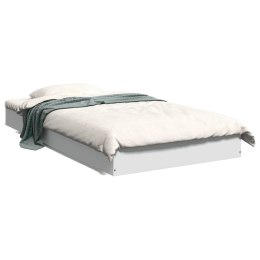 VidaXL Rama łóżka, biała, 100x200 cm, materiał drewnopochodny