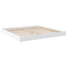 VidaXL Rama łóżka, biała, 180x200 cm, materiał drewnopochodny