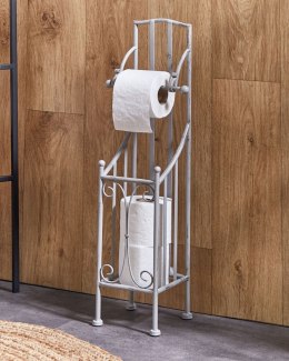 Metalowy stojak na papier toaletowy szary BRISA