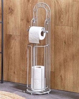 Metalowy stojak na papier toaletowy szary TEMUCO