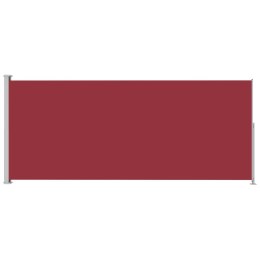 VidaXL Zwijana markiza boczna na taras, 220x500 cm, czerwona