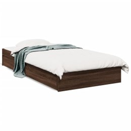 VidaXL Rama łóżka z szufladami, brązowy dąb, 90x190 cm