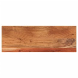 VidaXL Blat stołu, 80x30x3,8 cm, prostokątny, lite drewno akacjowe