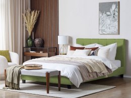 Łóżko tapicerowane 180 x 200 cm zielone LA ROCHELLE