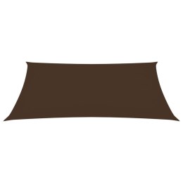 VidaXL Prostokątny żagiel ogrodowy, tkanina Oxford 2,5x4,5 m, brązowy