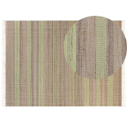 Dywan z juty 160 x 230 cm beżowo-zielony TALPUR