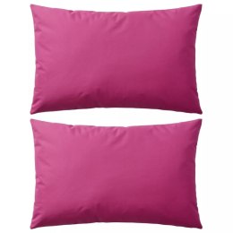  Poduszki na zewnątrz, 2 sztuki, 60x40 cm, kolor różowy Lumarko!