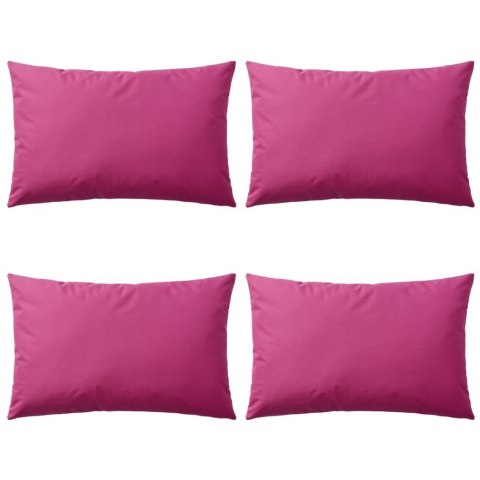  Poduszki na zewnątrz, 4 sztuki, 60x40 cm, kolor różowy Lumarko!