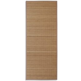  Brązowy, prostokątny dywan bambusowy, 80 x 200 cm Lumarko!