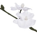  Sztuczna orchidea z doniczką, 30 cm, kolor biały Lumarko!