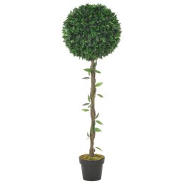  Sztuczne drzewko laurowe z doniczką, zielony, 130 cm Lumarko!
