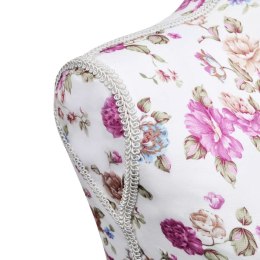 Lumarko Manekin kobiecy, korpus, bawełna z różanym wzorem, biały