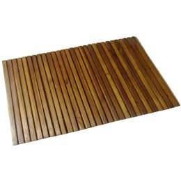 Lumarko Mata prysznicowa z drewna akacjowego, 80 x 50 cm