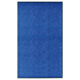 Lumarko Wycieraczka z możliwością prania, niebieska, 90 x 150 cm