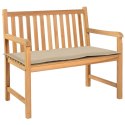  Poduszka na ławkę ogrodową, beżowa, 120x50x3 cm Lumarko!