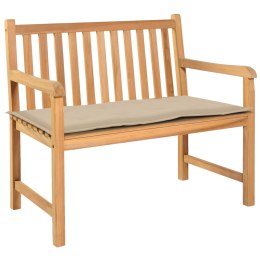  Poduszka na ławkę ogrodową, beżowa, 120x50x3 cm Lumarko!