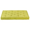  Poduszka na podłogę lub paletę, bawełna, 120x80x10 cm, zielona Lumarko!