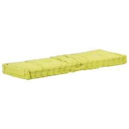 Poduszka na podłogę lub palety, bawełna, 120x40x7 cm, zielona Lumarko!