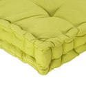 Poduszka na podłogę lub palety, bawełna, 120x40x7 cm, zielona Lumarko!