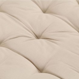 Lumarko Poduszka na podłogę lub palety, bawełna, 120x80x10 cm, beżowa