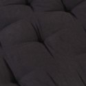  Poduszka na podłogę lub palety, bawełna, 120x80x10 cm, czarna Lumarko!
