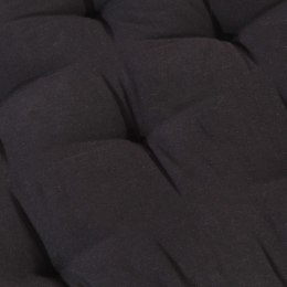  Poduszka na podłogę lub palety, bawełna, 120x80x10 cm, czarna Lumarko!