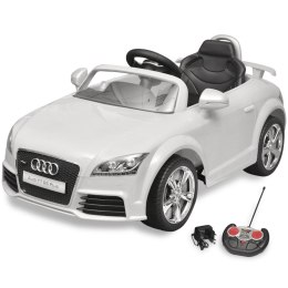  Audi TT RS Samochód dla dzieci z pilotem Biały Lumarko!