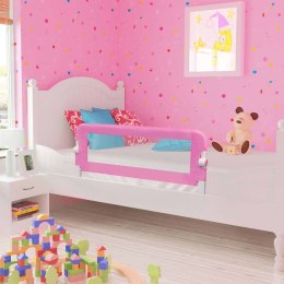  Barierka do łóżeczka dziecięcego, różowa, 120x42 cm, poliester Lumarko!