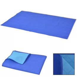 Lumarko Koc piknikowy niebieski i błękitny, 150x200 cm