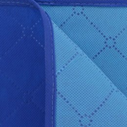 Lumarko Koc piknikowy niebieski i jasnoniebieski 100x150 cm