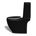  Toaleta ceramiczna, odpływ poziomy, czarna Lumarko!