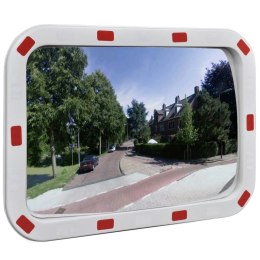 Lumarko Convex lustro drogowe prostokątne 40 x 60 cm z odblaskową ramą