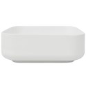  Umywalka ceramiczna kwadratowa 38 x 38 x 13,5 cm, biała Lumarko!