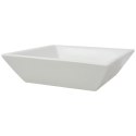  Umywalka ceramiczna, kwadratowa 41,5 x 41,5 x 12 cm, biała Lumarko!