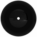  Umywalka ceramiczna, okrągła, 40x15 cm, czarna Lumarko!