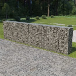  Ściana gabionowa z pokrywami, galwanizowana stal, 600x50x150 cm Lumarko!