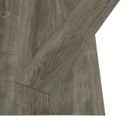  Samoprzylepne panele podłogowe 4,46 m², 3 mm, PVC szaro-brązowe Lumarko!